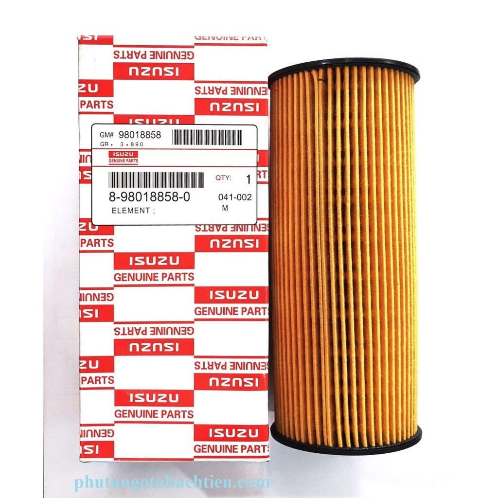 Lọc nhớt isuzu 3.0, xe tải 3-3.5 T Samco NPR 8980188580 (8-98018858-0)