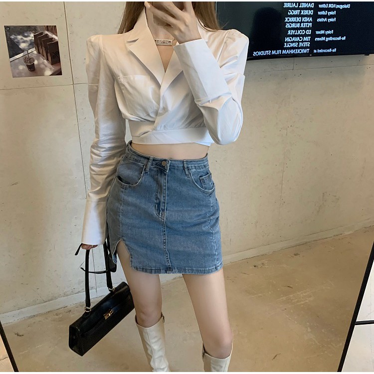Ulzzang ( 얼짱) -ÁO SƠ MI DÀI TAY CÁ TÍNH THỜI TRANG NỮ - EMILYSHOP
