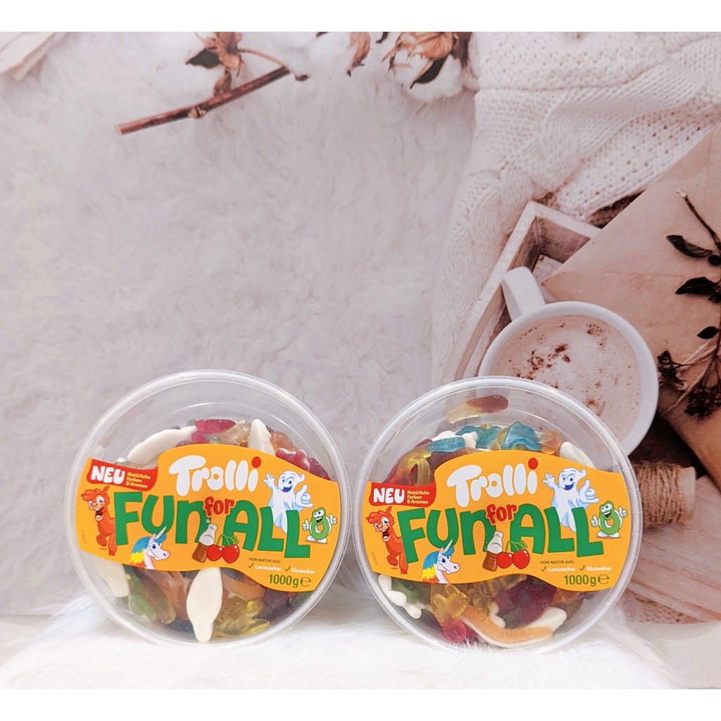 Kẹo dẻo Trolli Fun For All 1000g.