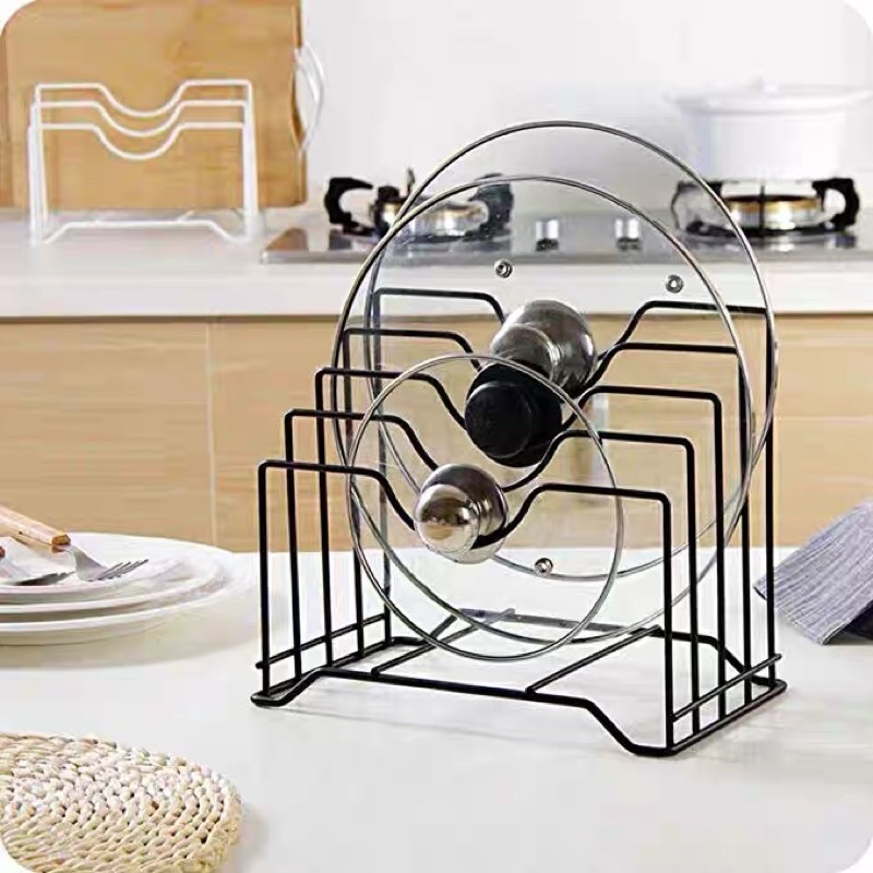 Giá Đỡ Nắp Nồi Bằng Sắt Tiện Dụng Cho Nhà Bếp