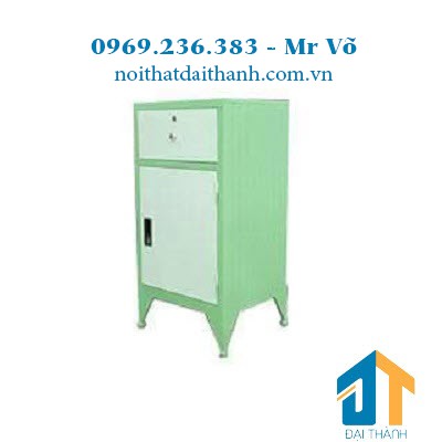 Tủ sắt nhỏ đầu giường cao 0,8m ngang 0,5m – TSDT07