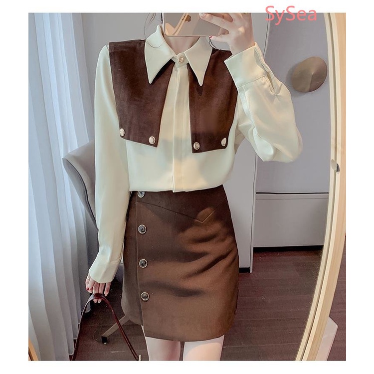 Áo Sơ Mi Thời Trang Mùa Thu Phong Cách Vintage Cho Nữ