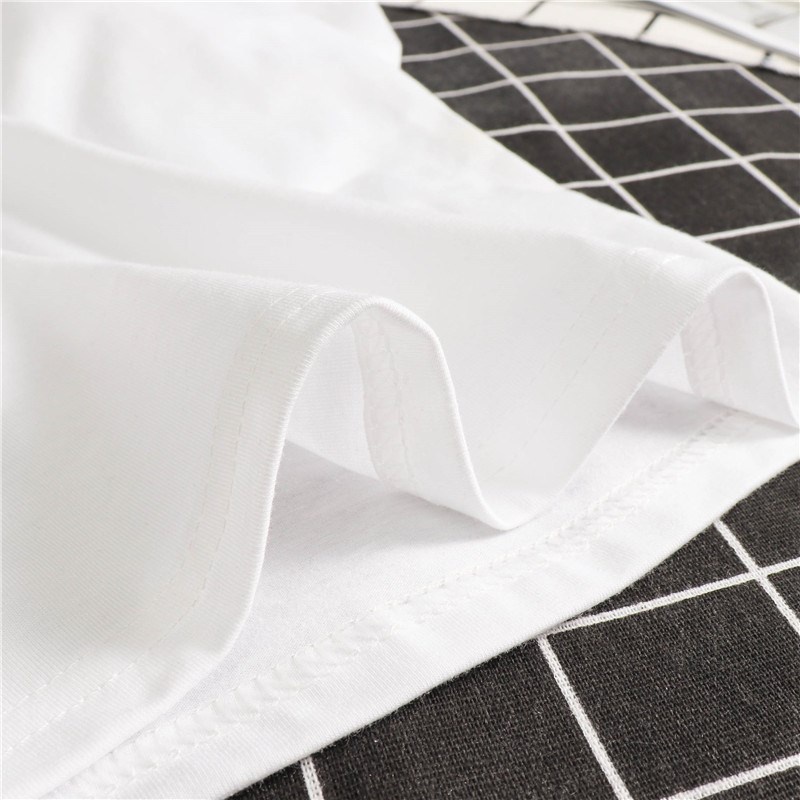 Áo thun 3158 cotton khô nữ form rộng chất dày quảng châu Distin ctive style NH4