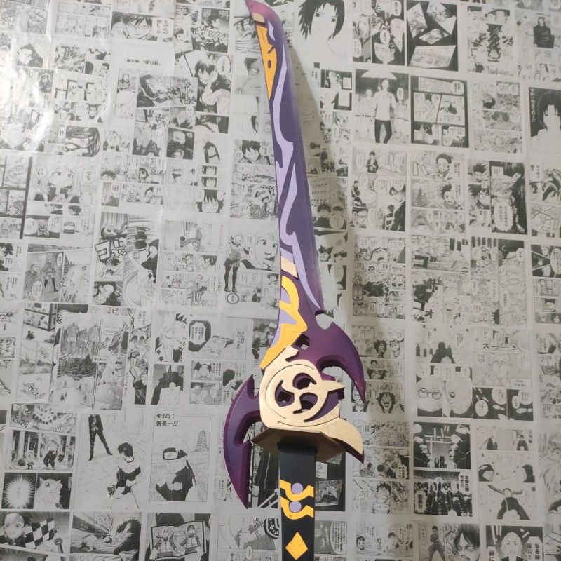 Mô hình vũ khí Genshin Impact bằng gỗ 110cm - 200cm