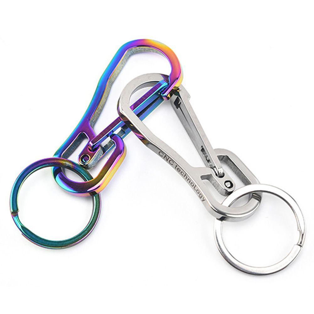 ZAIJIE24 Móc Khóa Carabiner Bằng Thép Không Gỉ Hiện Có 4 Màu