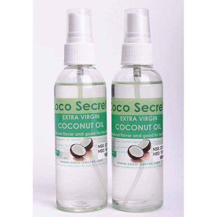 [mua 5 tặng 1] Dầu dừa Coco Secret 1 chai dung tích 100ml dạng xịt tiện lợi 100% thiên nhiên