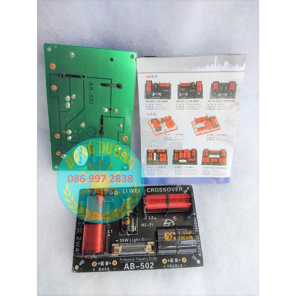 BỘ 2 CÁI MẠCH PHÂN TẦN 2 LOA AB502