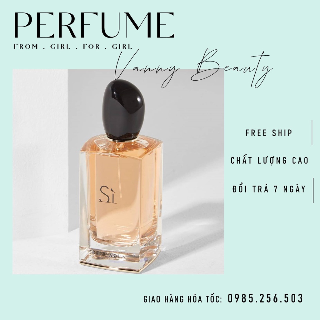 Nước hoa nữ Sì Giorgio Armani vàng & Passione đỏ 100ml EDP