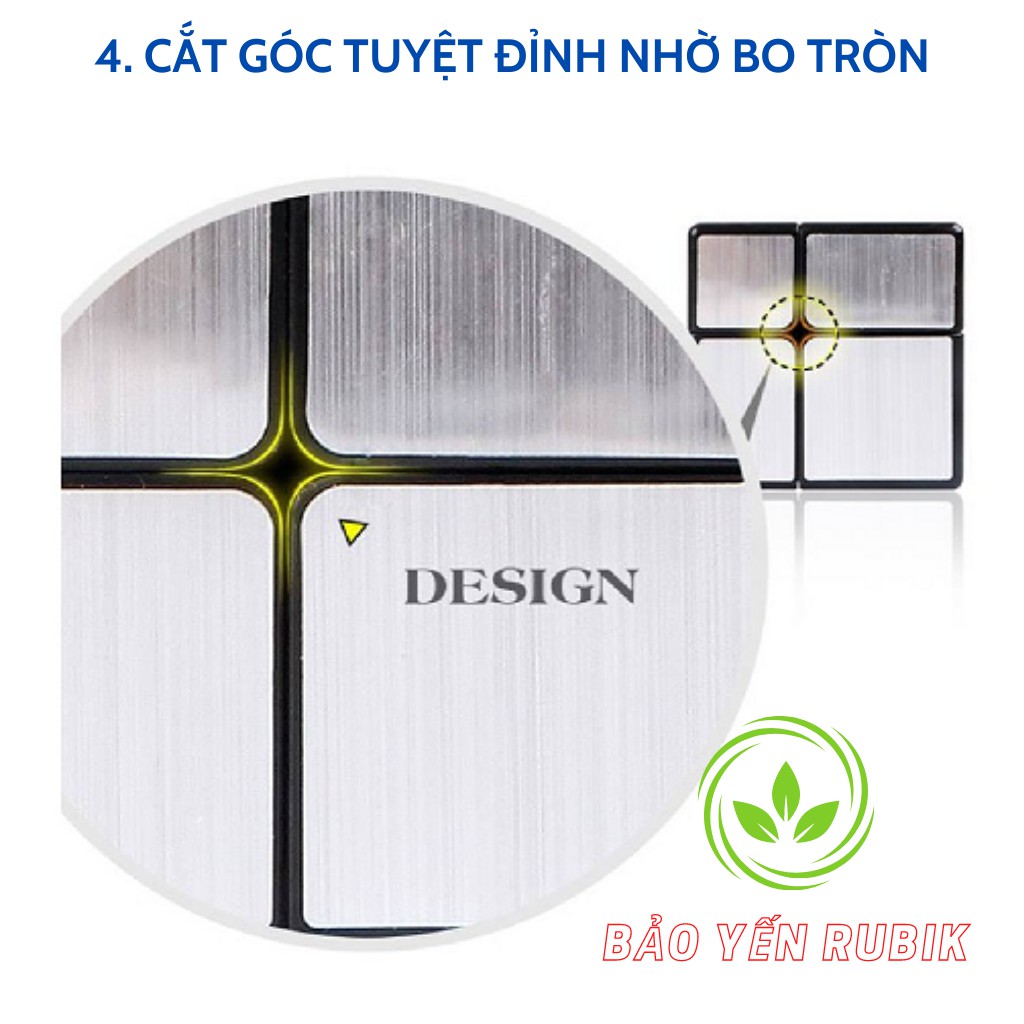 Rubik Biến Thể Rubik 2x2 Mirror Cube QiYi Khối Lập Phương Rubic ( Mã RB11 )