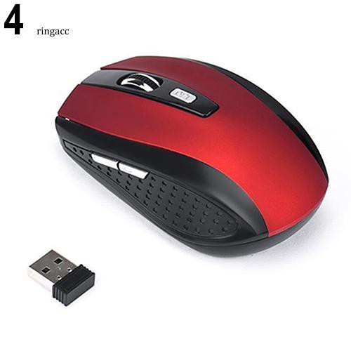 Chuột gaming không dây 1200dpi 2.4GHz với đầu nhận USB PC Laptop