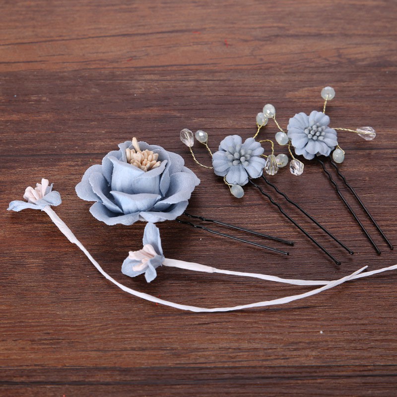 Phụ kiện cài tóc hoa khô xinh xắn dành cho nữ