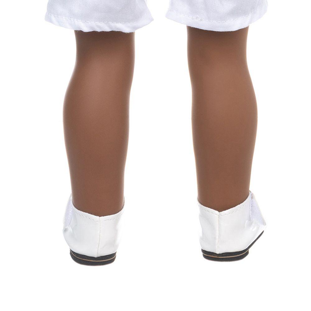 BEBETTERM Giày Da PU Màu Trơn Cho Búp Bê 7 * 4 * 3cm