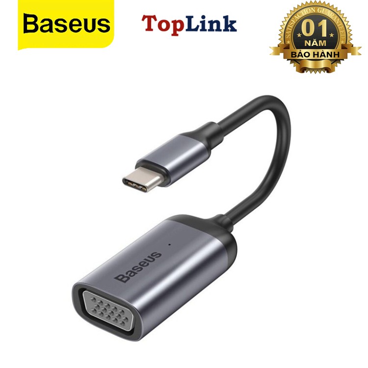 Hub Chuyển Đổi Type-C To VGA / HDMI / Mini DP (Màu Xám) Cho Macbook Pro Air Huawei Mate