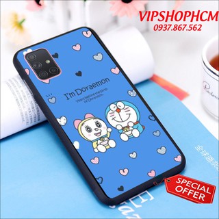 Ốp lưng samsung a30/ a30s/ a40/ a50/ a50s hình doremon làm duyên - viền tpu dẻo