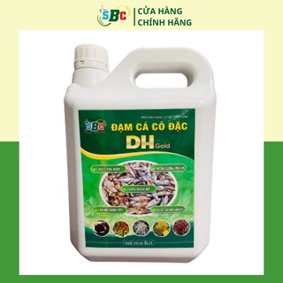 Phân bón hữu cơ đạm cá cô đặc dh gold dịch đạm cá nước ngọt giúp cây trồng tăng trưởng tốt can 5 lít