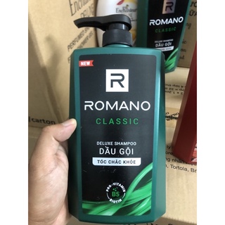 Dầu gội romano giúp tóc chắc khoẻ classic  650ml