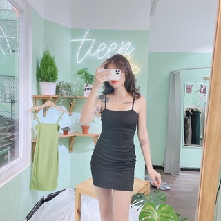 Đầm body form basic len dệt tôn dáng tieencorner 227