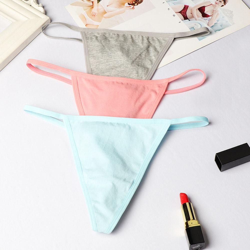Quần Lót Cotton Lọt Khe Màu Sắc Thời Trang Dành Cho Nữ