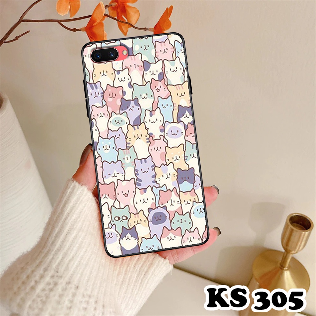 Ốp lưng Oppo A3s - Realme C2 - Ốp Oppo in hình LoveCat - Chất liệu TPU siêu bền