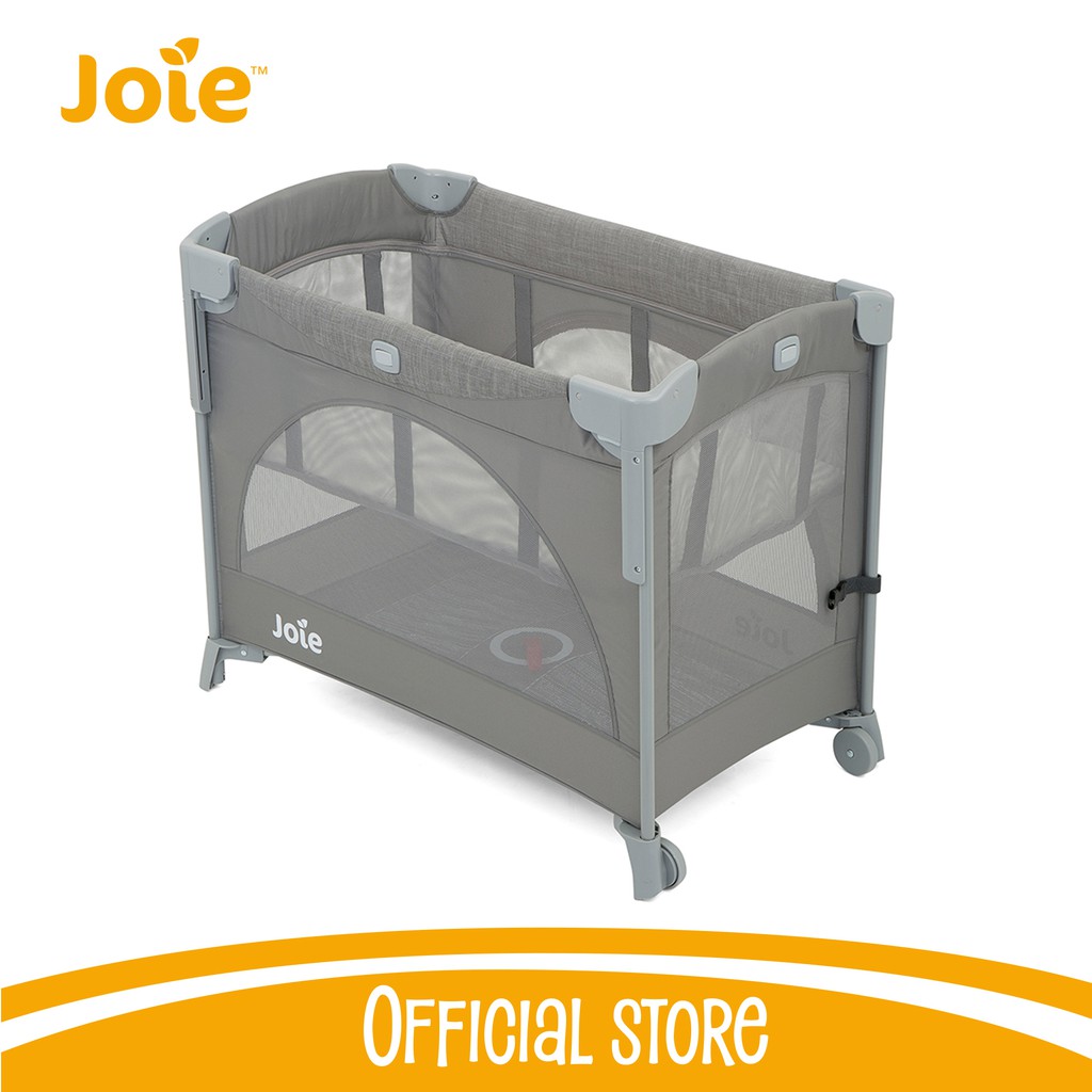 Giường cũi trẻ em Joie Kubbie Sleep Foggy Gray