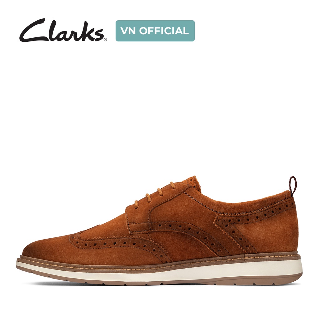 Giày buộc dây nam CLARKS Chantry Wing màu nâu