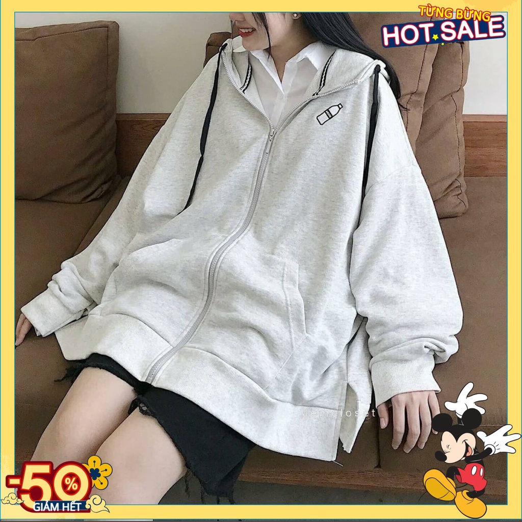 Áo hoodie nam nữ phong cách oversize nỉ siêu đẹp vải dày form rộng DELIG Unisex | BigBuy360 - bigbuy360.vn