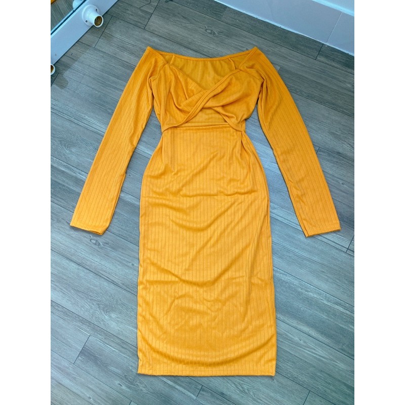 [ Mã FAMAYWA2 giảm 10K đơn 50K] đầm bẹt vai gân hở lưng đan chéo sexy | BigBuy360 - bigbuy360.vn