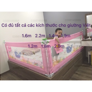 Thanh Chắn Giường Tâm An Loại Trượt (Chiều cao tối đa 90cm)