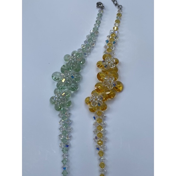 Lắc tay pha lê Swarovski Hoa mai