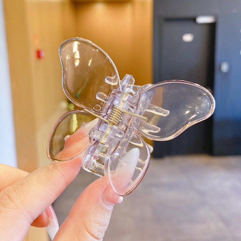 Kẹp Tóc Nhựa Hình Bướm Tiểu Thư Dễ Thương Xu Hướng Thời Trang Nhật Bản Và Hàn Quốc Phụ Kiện Tóc