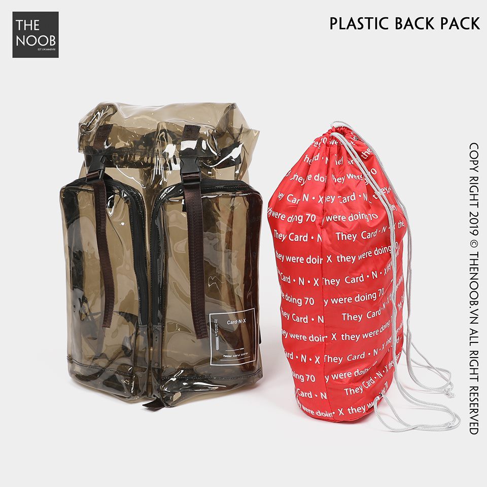 Túi Đeo Lưng Chất Liệu Plastic - 2019TC05
