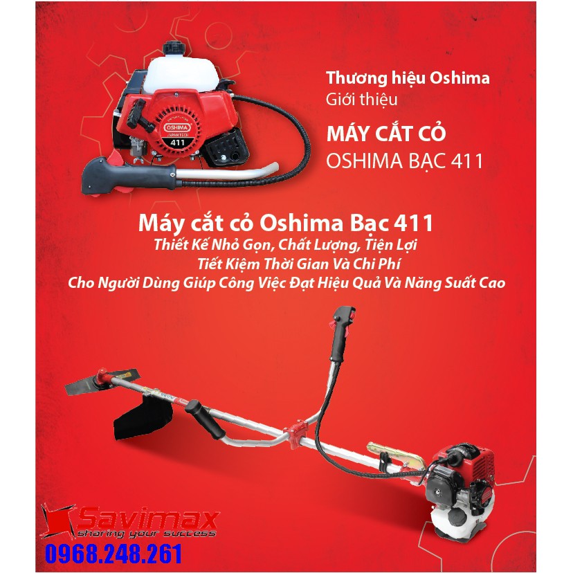 Máy cắt cỏ OSHIMA 411 - BẠC | BigBuy360 - bigbuy360.vn