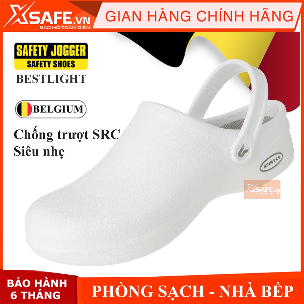 Giày chống trượt Oxypas Bestlight siêu nhẹ tiêu chuẩn EN chuyên dụng cho giày bảo hộ phòng sạch (trắng)