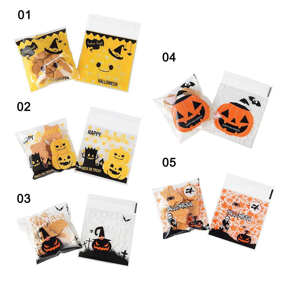 Set 100 Túi Nhựa Đựng Kẹo Tự Dính Trang Trí Tiệc Cưới