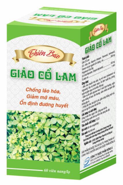 Thiên bảo giảo cổ lam ( Lọ 60 viên) - Chính Hãng