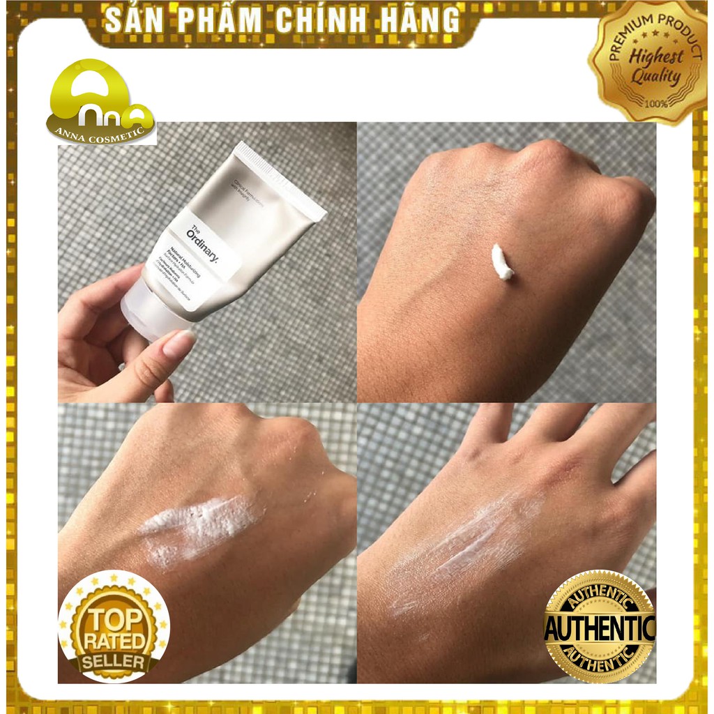 [TOP 1 SHOPEE] Cách Làm Trắng Da Bằng Kem Dưỡng Trắng The Ordinary Natural Moisturizing HA, Mỹ Phẩm Nhập Khẩu, Dưỡng Ẩm