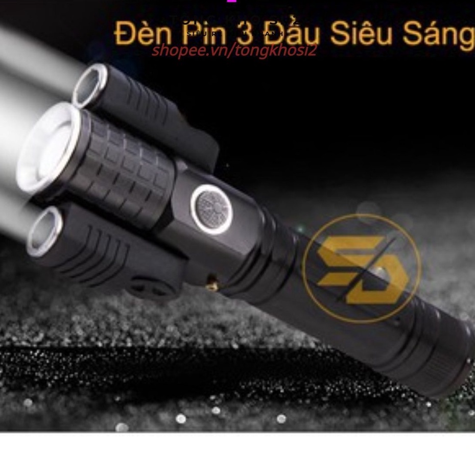 PVN10480 Đèn pin siêu sáng 3 bóng T2