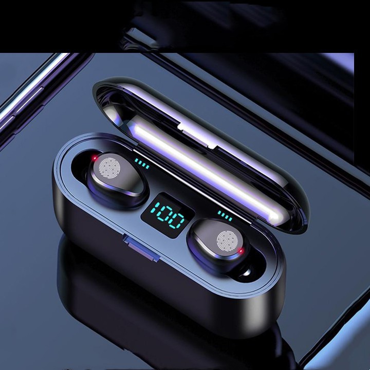 Tai nghe Bluetooth TWS AMOI F9 Phiên bản Quốc tế True Wireless không dây nút cảm ứng kháng nước | BigBuy360 - bigbuy360.vn