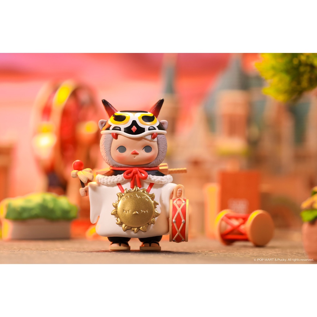 Pop mart popmart Đồ Chơi Nghệ Thuật Lễ Hội Khóa Hộp Mù Dễ Thương Làm Quà Tặng Cho Bé