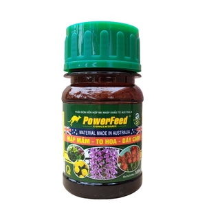 Phân đạm cá Powerfeed chai 100ml, nhập khẩu Úc, chiết xuất từ cá Hồi giúp cây mập mầm, to bông