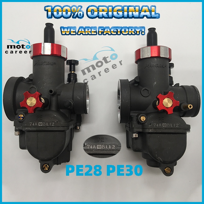 Bộ Chế Hòa Khí Maikuni PE28/30mm NSR150 SP NSR PE Chính Hãng Dành Cho HONDA THAI Nâng cấp sửa đổi thùng nhiên liệu hoàn hảo bông hoa màu đỏ bông hoa đỏ Tốc Độ Cao Gắn Cho Xe Máy Có Khả Năng Tự Châm Dầu TừHONDA OKO KOSO MIKUNI KEIHIN cao cấp tiện