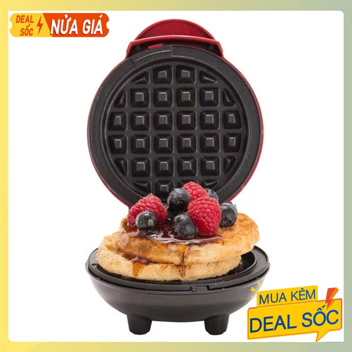 Máy nướng bánh kẹp tàn ong, làm bánh waffle Mini Sokany