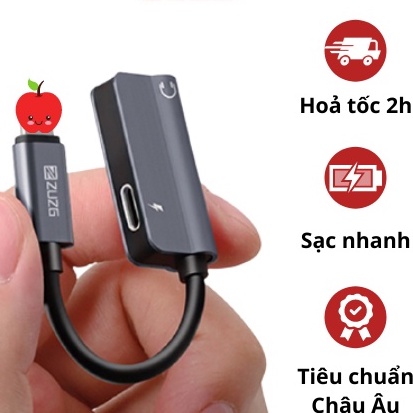 jack chuyển đổi tai nghe IP chính hãng zuzg sang 3.5 yl6i
