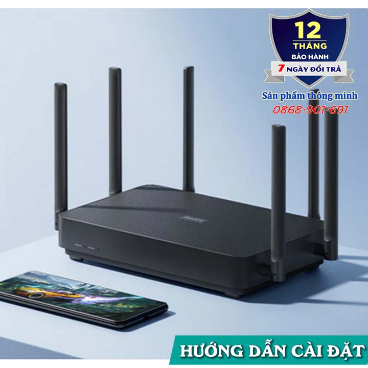 Bộ phát Wifi Router Xiaomi Redmi AX6S băng tần kép - Wifi 6 3200Mbps