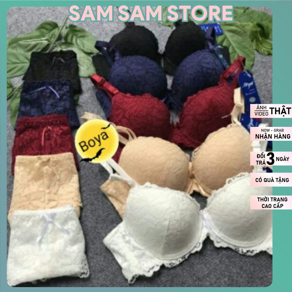Set Bộ Áo Ngực Nữ SAM SAM Boya Siêu Độn 5cm Hàng Chính Hãng