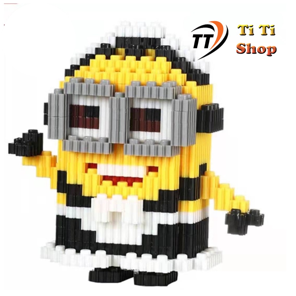 Đồ chơi Lắp ráp người chuối  ghép hình 3D mô hình