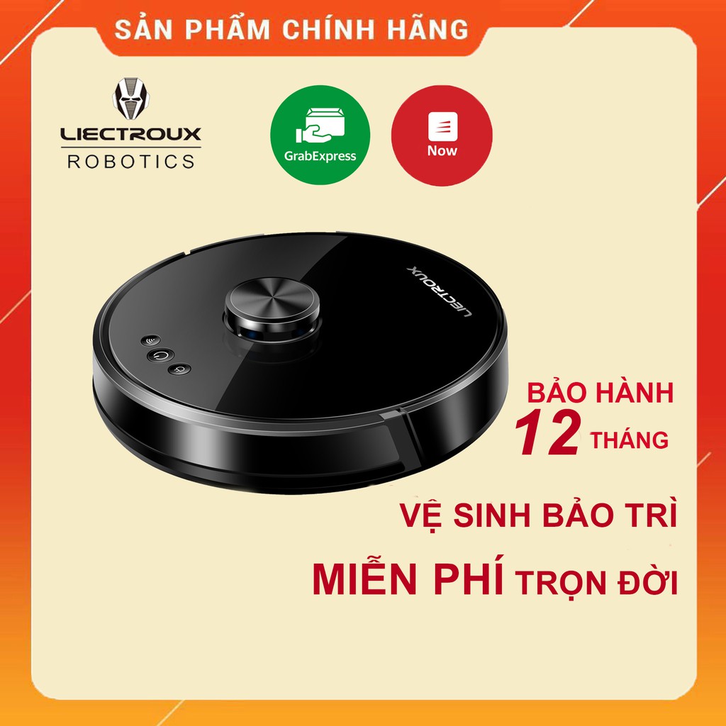 Robot hút bụi lau nhà Liectroux XR500 2021- Máy hút bụi tự động lưu 5 bản đồ