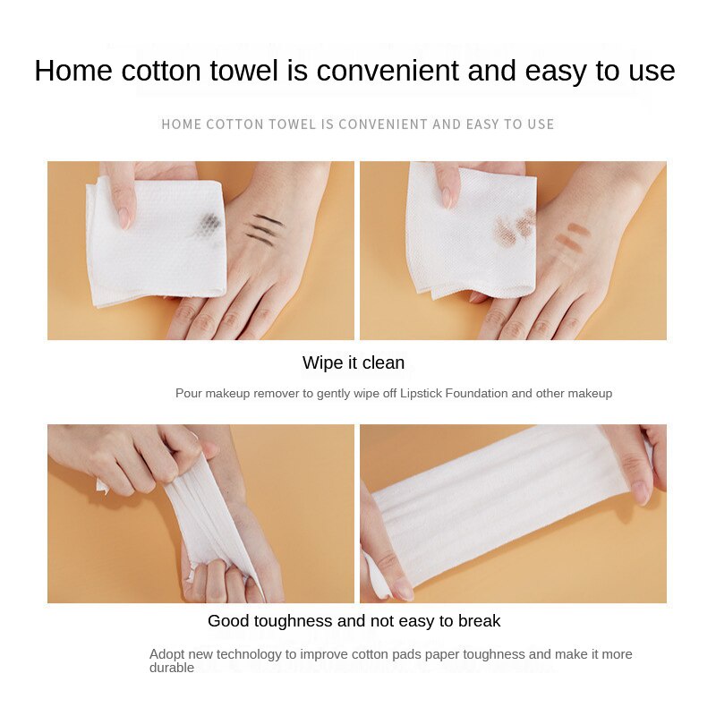 Khăn tẩy trang BIOAQUA vải cotton mềm mại làm sạch da mặt dịu nhẹ  | BigBuy360 - bigbuy360.vn