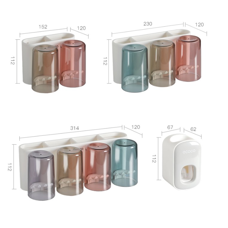 Bộ nhả kem đánh răng cao cấp