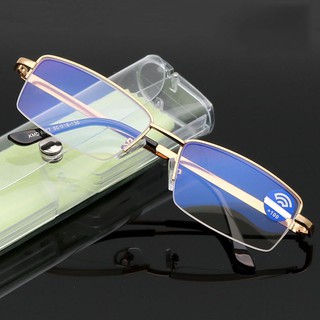 Kính lão thị trung niên sẵn độ gọng Gold Nhật bản chống rỉ cao cấp mắt cực rõ và sáng KV5PUNIQUI